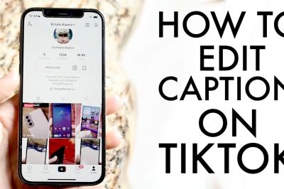 How to turn on captions on tiktok?