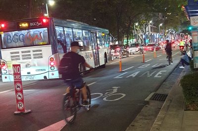 Protected Bike Lanes Extend Toward the Suburbs